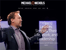 Tablet Screenshot of michaelnichols.org